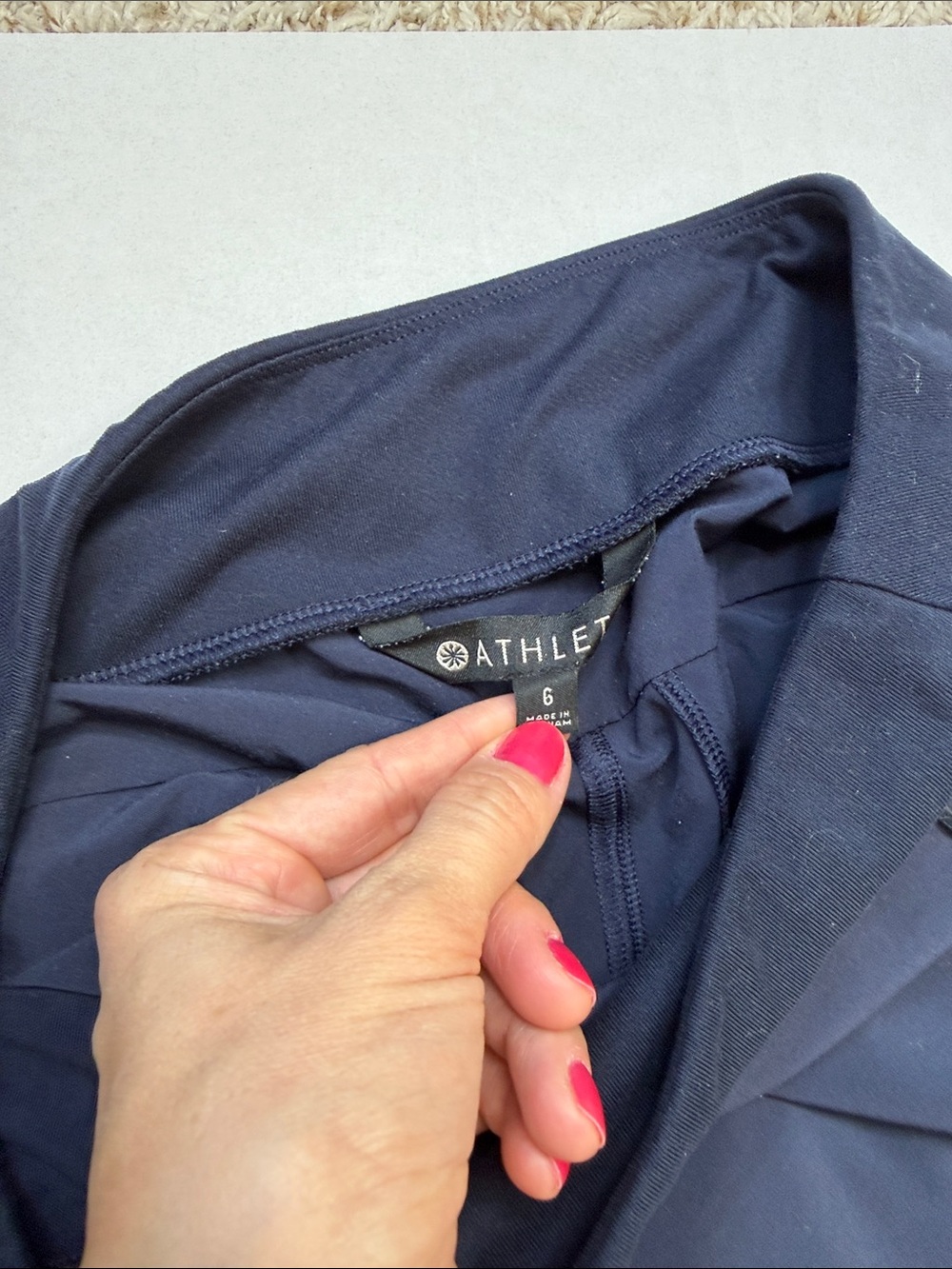 Athleta Performance Joggers Navy Size 6 - Picture 7 of 13